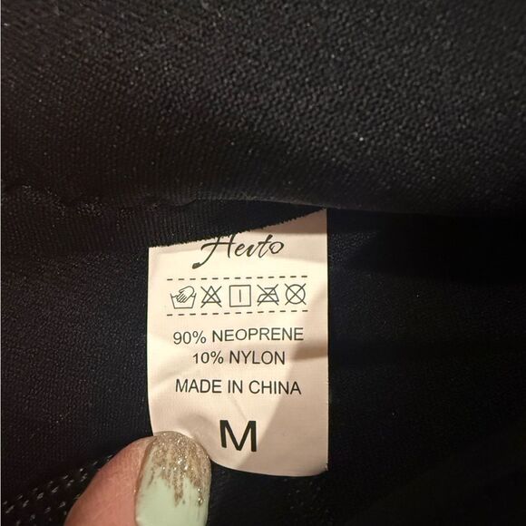 Hevto Mens wetsuit 3/2 mm Neoprene Front Zip NWT - Picture 6 of 8